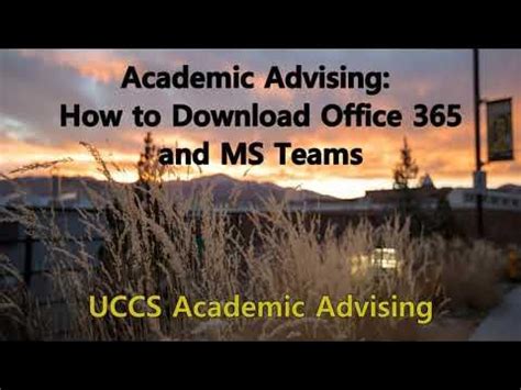 uccs office 365 download.